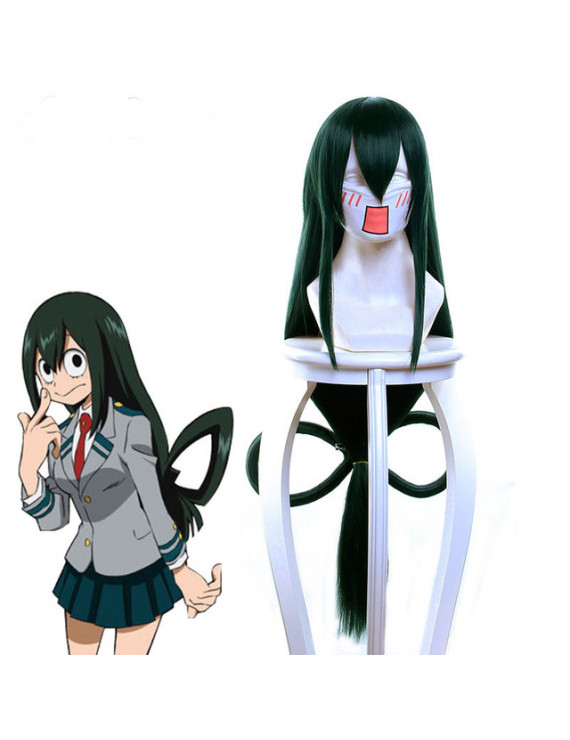 Boku no Hero Academia BNHA Asui Tsuyu Froppy Cosplay Hair Wig