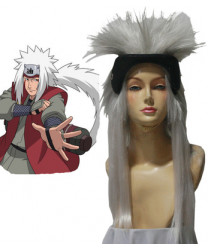 Naruto Shippuuden jiraiya Sensei White Cosplay Wig