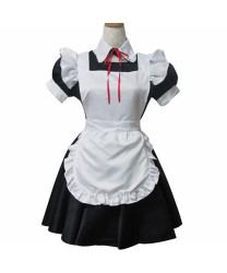 Women's Anime Cosplay Costume French Apron Maid Fancy Dress