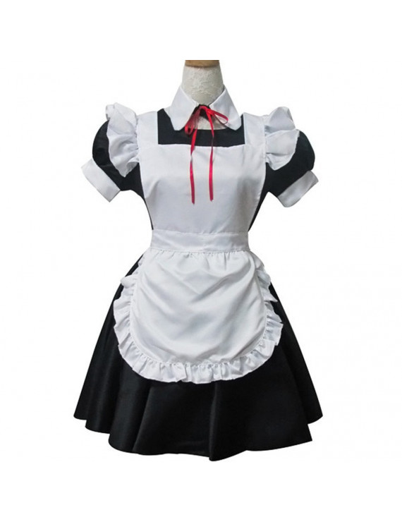 Women's Anime Cosplay Costume French Apron Maid Fancy Dress