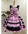 Pink Gothic Lolita Maid Dress Cosplay Costume