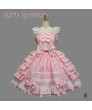 Pink Gothic Lolita Maid Dress Cosplay Costume