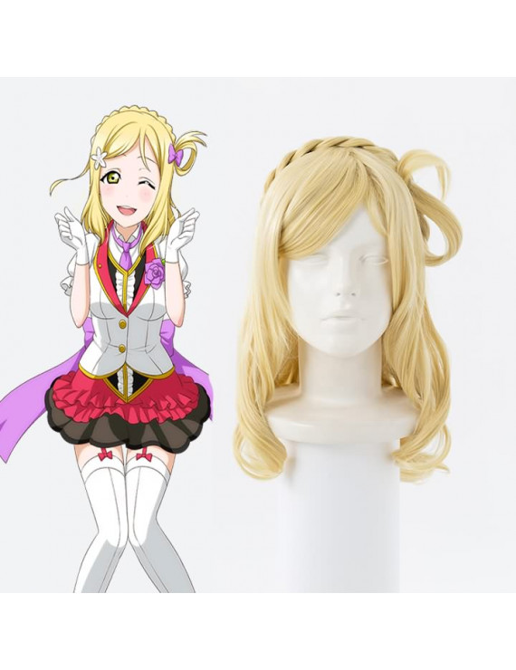 LoveLive !Sunshine !! Mari Ohara Cosplay Wig