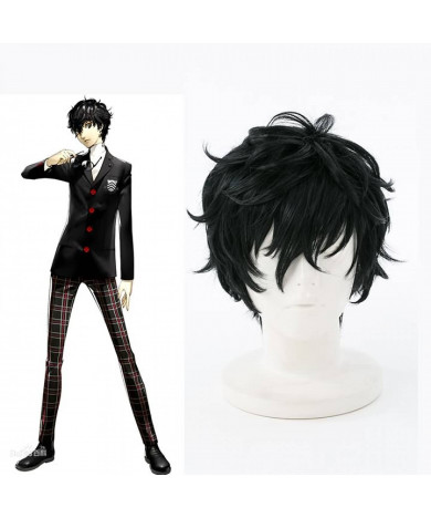 Persona 5 Cosplay Wigs Joker Protagonist Akira Kurusu Ren Amamiya Wig