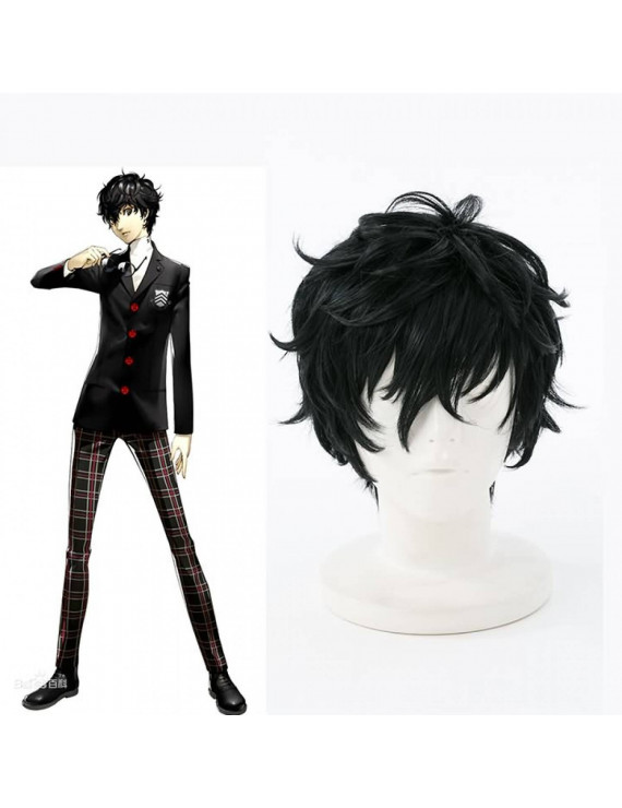 Persona 5 Cosplay Wigs Joker Protagonist Akira Kurusu Ren Amamiya Wig