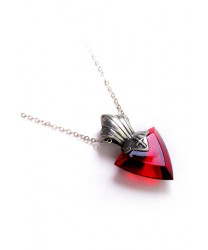 Fate Stay Night Tohsaka Rin Pendant Necklace Artificial crystal