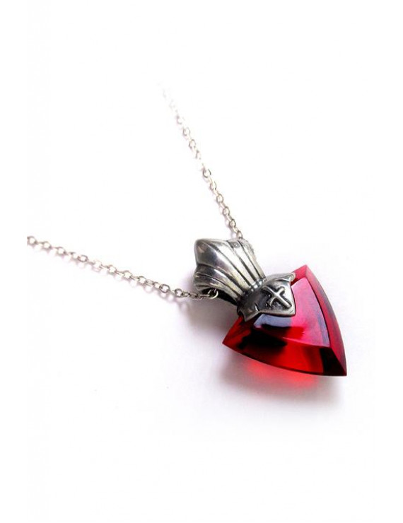 Fate Stay Night Tohsaka Rin Pendant Necklace Artificial crystal