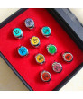 10 Pcs NARUTO Akatsuki Cosplay Member's Rings