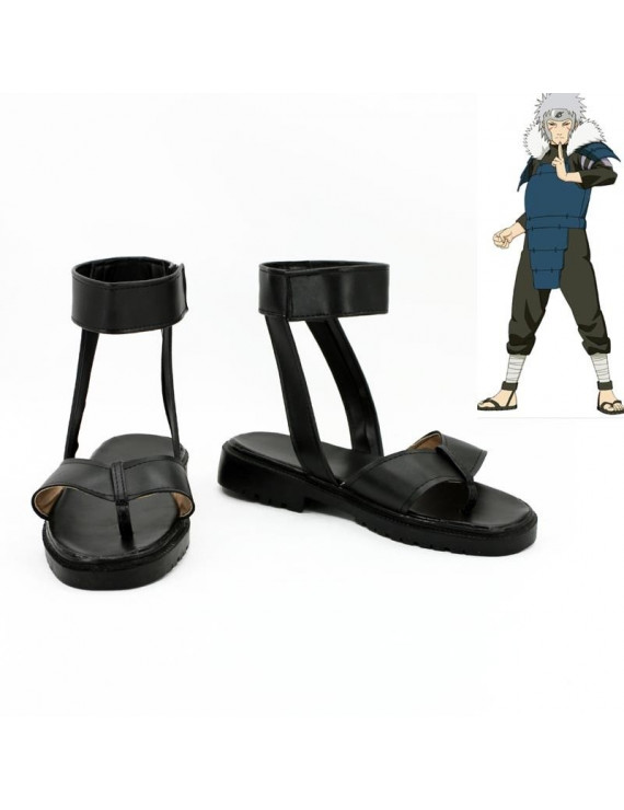 Naruto Senju Tobirama PU Cosplay Shoes