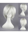 Naruto Senju Tobirama Silver White Short Straight Cosplay Wig