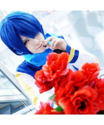 Vocaloid Kaido Dark Blue Short Cosplay Wig