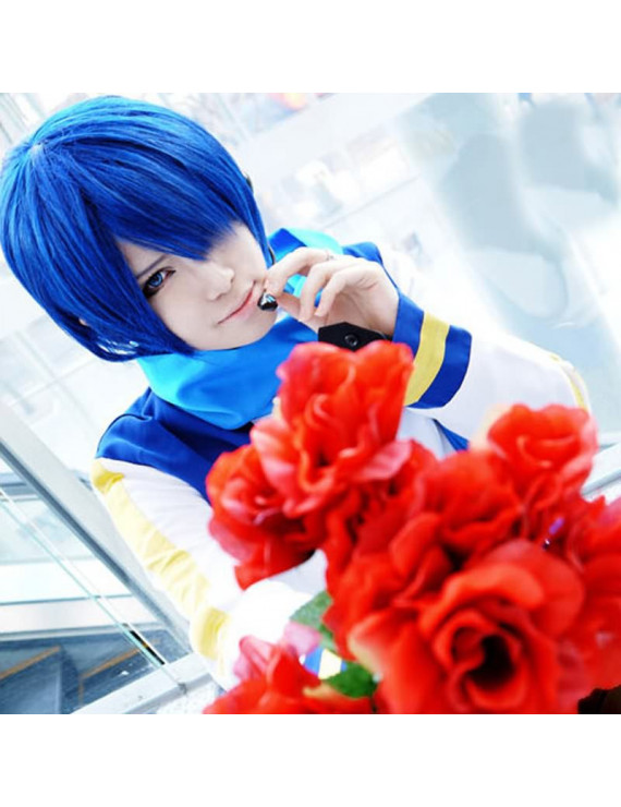 Vocaloid Kaido Dark Blue Short Cosplay Wig