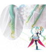 Vocaloid Racing Miku 2018 Ver. Blue Green Cosplay Wig