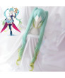 Vocaloid Racing Miku 2018 Ver. Blue Green Cosplay Wig