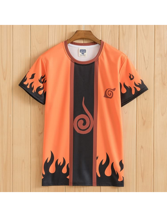 Naruto Uzumaki Naruto Polyester Summer T-shirt