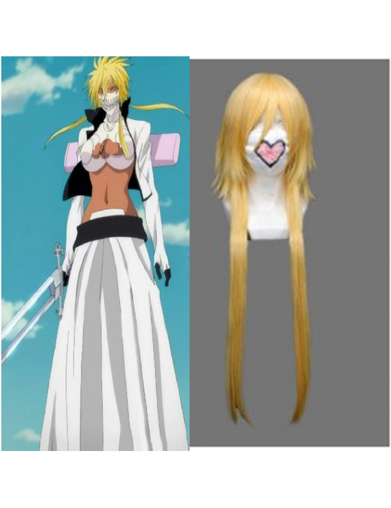 Bleach Tear Halibel Yellow Long Cosplay Wig