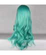 Bleach Neliel Tu Oderschvank Long Wavy Cyan Cosplay Wig