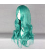 Bleach Neliel Tu Oderschvank Long Wavy Cyan Cosplay Wig