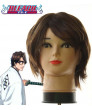 Bleach Aizen Sousuke Brown Short Curly Cosplay Wig