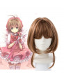 Clear Card Sakura Kinomoto sakura Cosplay Wig 