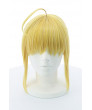 Fate Stay Night Saber Blonde Short Synthetic Hair Cosplay Wig