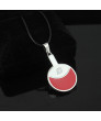 Naruto Sasuke Uchiha Konoha Metal Pendant Cosplay Necklace 