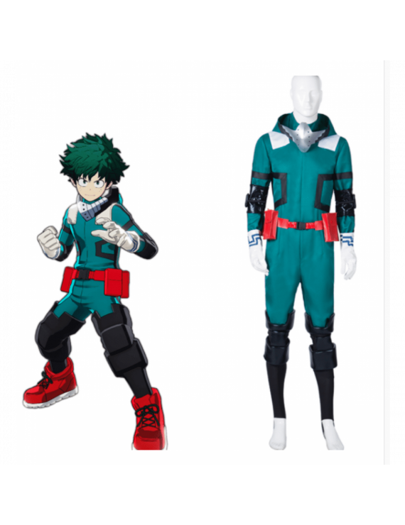 My Hero Academia Izuku Midoriya Deku Battle Cosplay Costume