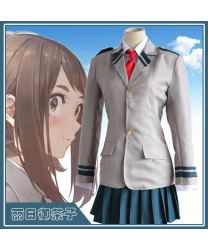 My Hero Academia Uraraka Izuku Shoto Todoroki School Uniform Cosplay Costume