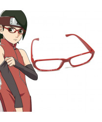 Naruto Uchiha Sarada Cosplay Red Glasses