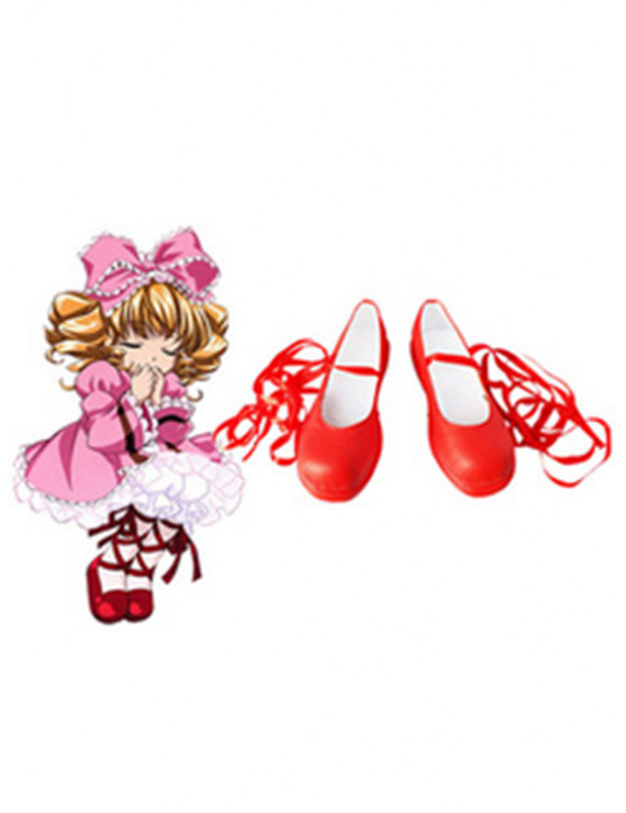 Rozen Maiden Kleine Beere Hinaiyichigo Red PU Cosplay Shoes