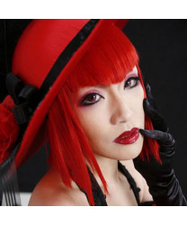 Black Butler Angelina Dares Red Cosplay Wig
