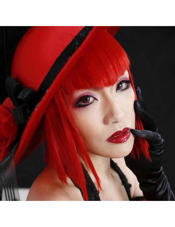 Black Butler Angelina Dares Red Cosplay Wig