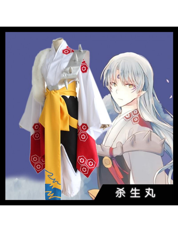 Inuyasha Sesshoumaru Kimono Cosplay Costumes Halloween