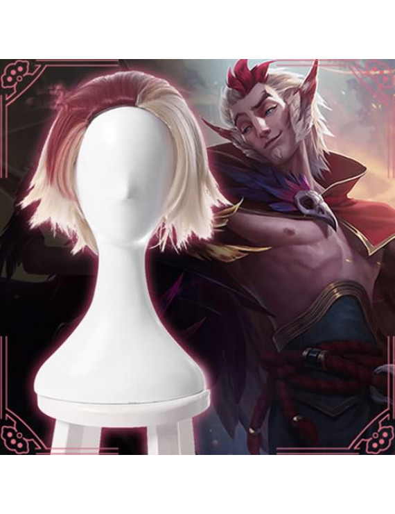 League of Legends LOL Rakan Cosplay Wig