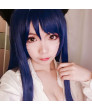 League of Legends LOL Ahri Blue Cosplay Wig 100 cm