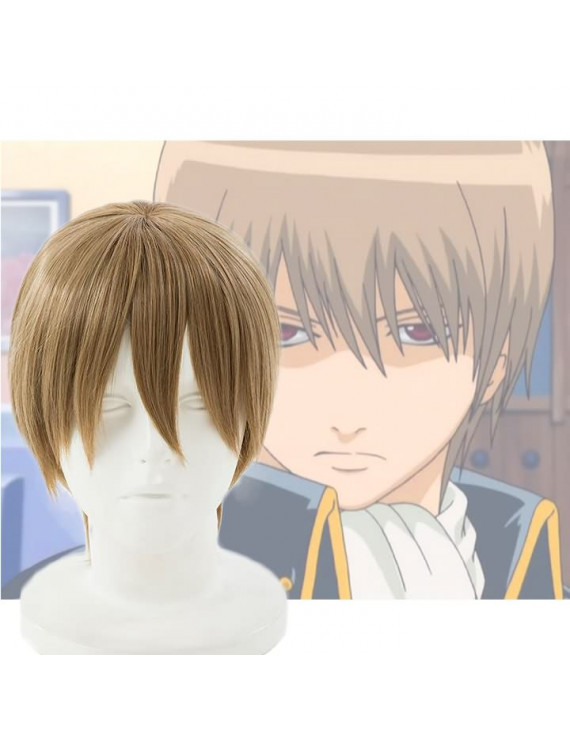 Gintama Okita Sougo Short Cosplay Wig