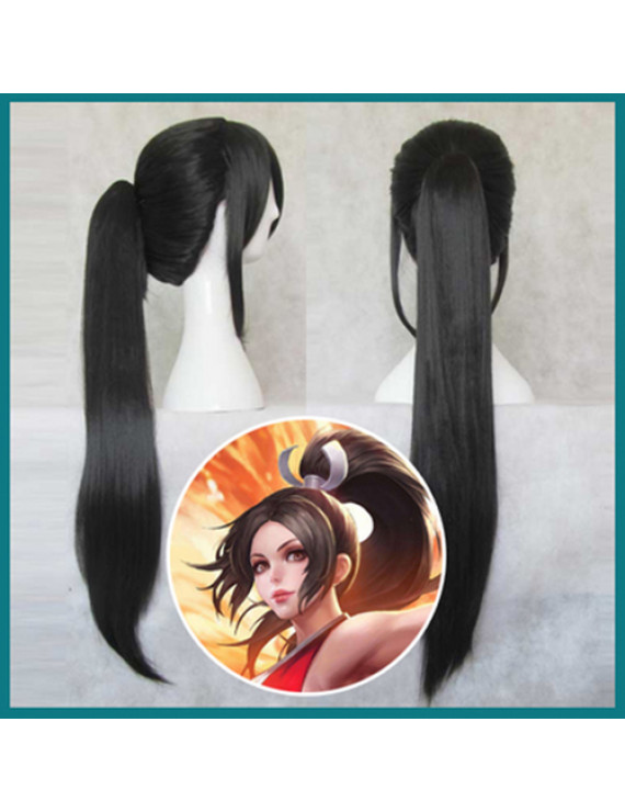 League of Legends Mai Shiranui Cosplay Wig