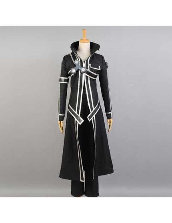 Sword Art Online Kirigaya Kazuto Black Cosplay Costumes