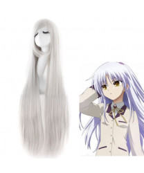 Angel Beats! Tachibana Kanade Long Silver Cosplay Wig 100 cm