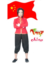 Axis Powers Hetalia China Wang Yao Tang Cosplay Costume
