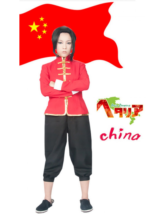 Axis Powers Hetalia China Wang Yao Tang Cosplay Costume