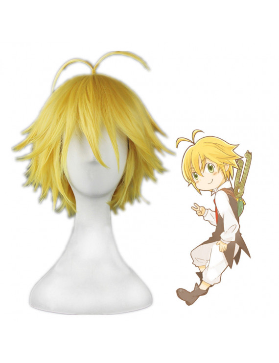 The Seven Deadly Sins Dragon's Sin of Wrath Meliodas Cosplay Wig