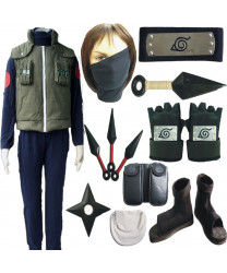 Naruto Hatake Kakashi Sensei Cosplay Costume Full Set