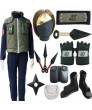 Naruto Hatake Kakashi Sensei Cosplay Costume Full Set