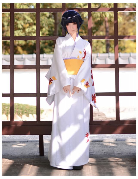 Naruto Hyuga Hinata Kimono Cosplay Costumes