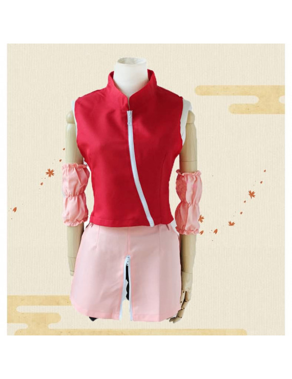 Naruto Haruno Sakura Summer Cosplay Costume