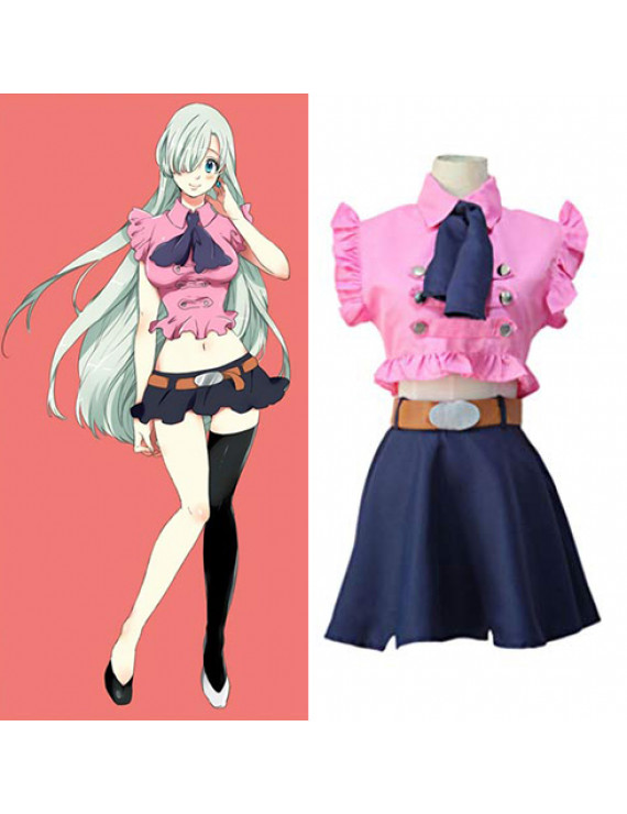 The Seven Deadly Sins Elizabeth Liones Lolita Dress Cosplay Costume