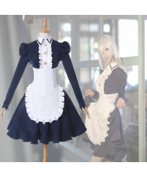 The Seven Deadly Sins Elizabeth Liones Lolita Maid Dress Cosplay Costumes