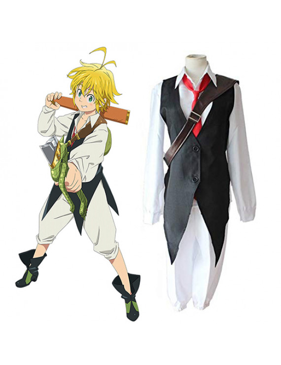 The Seven Deadly Sins Dragon's Sin of Wrath Meliodas Cosplay Costume