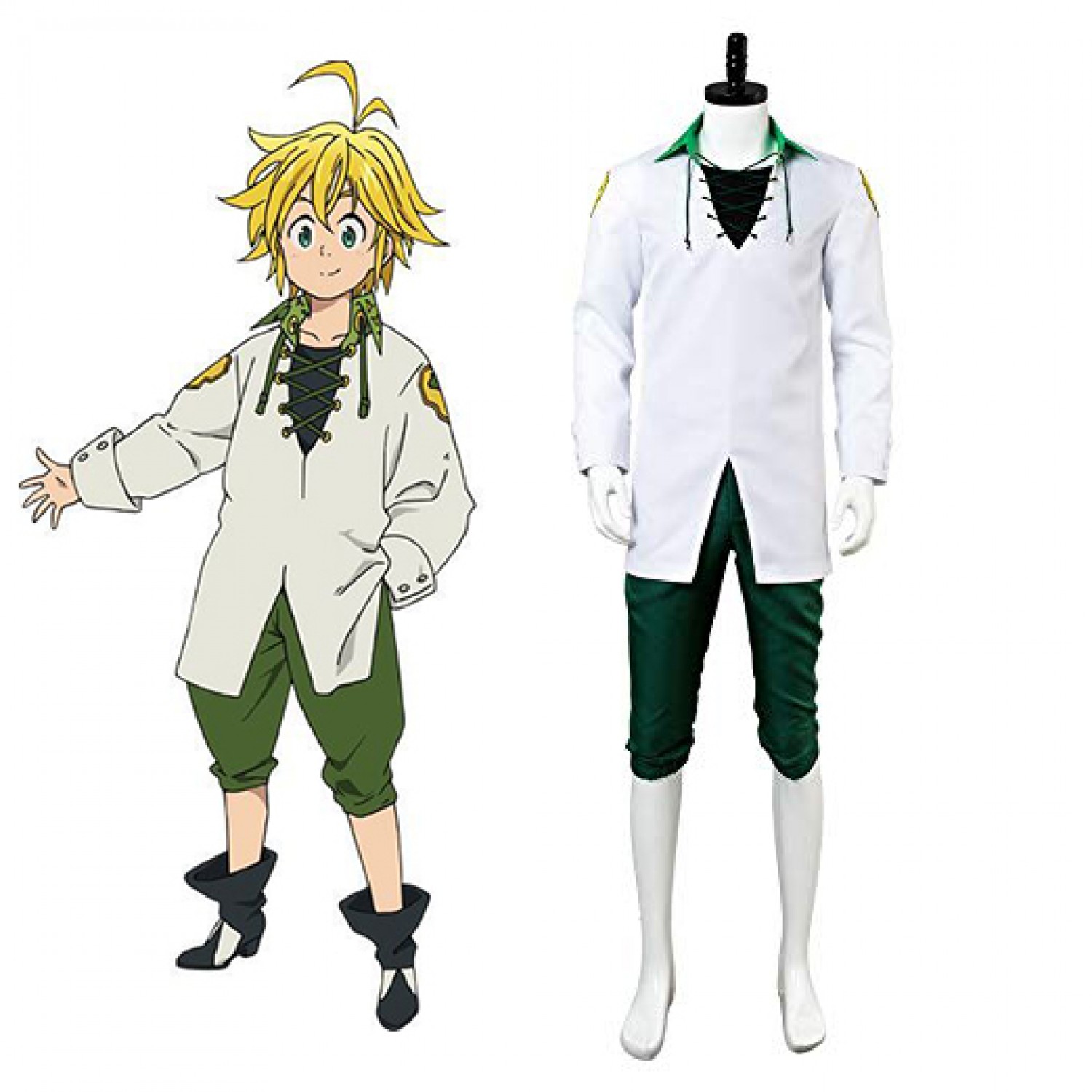 Details about  / The Seven Deadly Sins Dragon/'s Sin of Wrath Meliodas Halloween Cosplay Costume